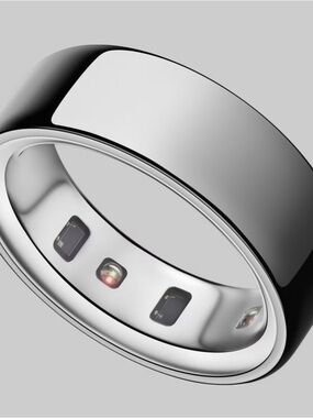 Oura Ring 4 Silver Size 6